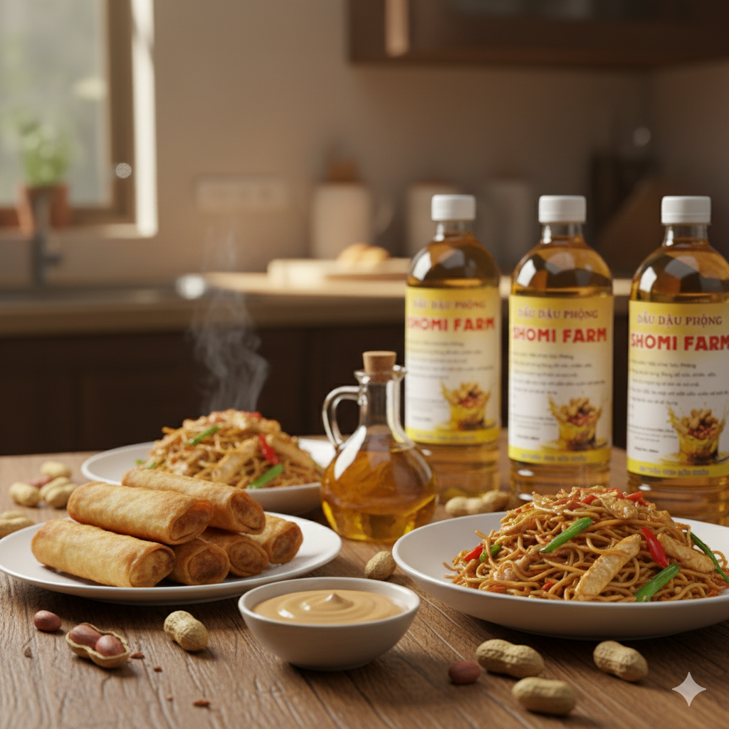 Dầu Lạc - Dầu Đậu Phộng Nguyên Chất 100%