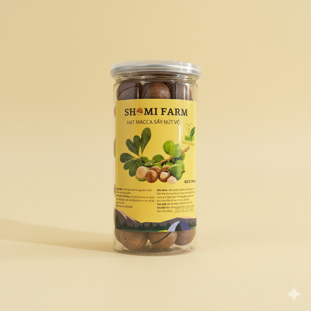 Macca Sấy Nứt Vỏ - Hộp 2