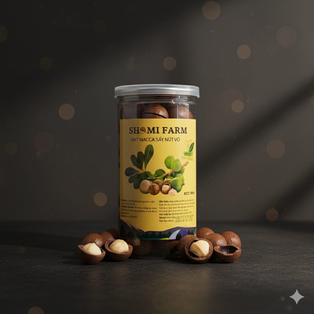 Macca Sấy Nứt Vỏ - Hộp 7
